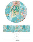 Alideco 1 sztuk Washi taśmy maskujące Retro kawy kwiat klej dekoracyjny Scrapbooking papier do majsterkowania japoński naklejki 