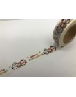 Jiataihe Washi taśma dekoracyjna taśma papier do notatnika maskująca taśma klejąca świąteczna taśma washi zestaw świąteczny
