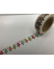 Jiataihe Washi taśma dekoracyjna taśma papier do notatnika maskująca taśma klejąca świąteczna taśma washi zestaw świąteczny