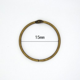 Wysokiej jakości 2/4/5/10 sztuk metalowy pierścień Binder15-76mm DIY albumy luźne liści książki obręcze otwarcie wiążące Supplie