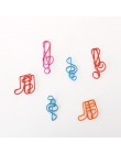 TUTU 9 sztuk/partia notacja muzyczna spinacze do papieru Pin metalowy klips zakładki przechowywania akcesoria biurowe słodkie łu