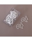 TUTU kreatywny 20 sztuk królik zakładki karteczki do planowania klip materiał metaliczny Segnalibri dla książki papiernicze szko