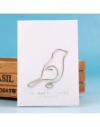 1 sztuk zwierząt kot ptak papierowe kwiaty klip metalowe książki papiernicze szkolne materiały biurowe clothespins na zdjęcie de