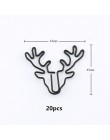 TUTU 20/10 sztuk Vintage Deer metalowe spinacze do papieru zakładek „ hotele ”oraz „ wynajem samochodów” na górze Pin Karea arty