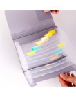 1pc plastikowy A6 Folder Organizer do dokumentów pokwitowanie plik rozszerzający portfel 13 kieszenie Bill foldery uchwyt na pap