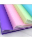 Nowe 20/30/40 stron A4 przechowywanie dokumentów produkty do przechowywania wstaw papier testowy broszura Folder przechowywanie 