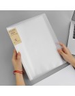 A4 prosta torba na dokumenty 100 stron książka danych o dużej pojemności folder portfolio materiały biurowe