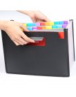 13/24/37 warstwy rozkładana teczka plik Holder A4 aktówka Rainbow klasyfikacja Test papiery narzędzie biznes rozszerzenie pliku 