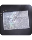 Kreatywny Starry Sky folder A4 aktówka matowy czarny przezroczysty zagęścić peeling brązujący teczka torba materiały biurowe