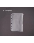 5 sztuk/A5 A6 A7 pcv prezentacja segregator Folder Zipper torebka zwięzłe Diario Planner's Spiral zgłoszenia produkty etui na ka