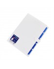 6 pckets PP folder elastyczne zamknięcie folderu rozszerzający portfel prosty styl Folder biurowe szkolne produkty A4 torba na d