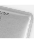 10 sztuk Anti Rfid blokowanie czytnik kart pokrywa aluminiowa folia etui na karty kredytowe ochrona ID etui na karty bankowe Saf