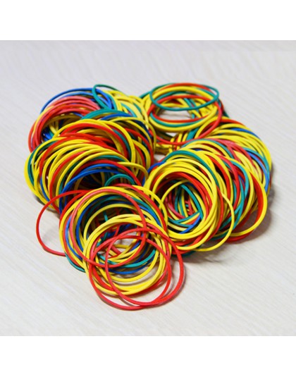 100 sztuk/paczka kolorowe natura opaski gumowe 38 mm School Office Home przemysłowe gumki moda papeterii pakiet posiadaczy