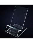 1 sztuk przezroczysty biurko akcesoria klips do kartek wizytowniki biurko tworzywo akrylowe etui na dowód stojak na karty