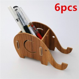 Słoń biurko obsadka do pióra organizator ołówek stojak na obudowę do długopisów akcesoria biurowe również do telefonu komórkoweg