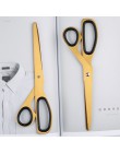 Dokibook złoty mosiądz szkolne nożyczki asymetryczne nożyczki minimalistyczny design biurowe domowe nożyczki Kawaii koreańskie p