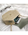 Hexagon Mulit Style słoma + skórzana torebka damska letnia torebka ratanowa ręcznie tkana plaża koło Bohemia torba na ramię New 