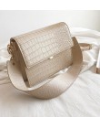 Damska projektant luksusowa torebka 2020 moda nowy wysokiej jakości PU skóra kobiet torebki krokodyla wzór torba na ramię
