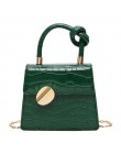 Jakość wzór z kamieniem skórzane torby Crossbody dla kobiet projektant małe torebki torba na ramię łańcucha mini torebki torebka