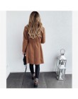 Zimowe płaszcze i kurtki damskie podwójne piersi długi płaszcz koreański elegancki płaszcz w stylu Vintage kobieta Plus rozmiar 