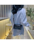 Mini kamień wzór Crossbody torby dla kobiet 2020 Pu skórzane torebki i torebki nowy projektant panie torba na ramię