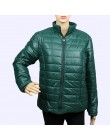 Plus rozmiar 4XL 5XL ultra lekka puchowa kurtka bawełniana kobiety 2019 moda streetwear kurtka baseballowa zima dorywczo wiatros