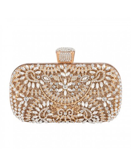 Torebka z kryształkami dla kobiet na wesele Rhinestone torba wieczorowa Best sale-wt