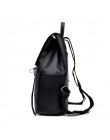 Kobiety plecak szkolne torby dla nastolatków dziewczyny nylonowy zamek zamek projekt czarny Femme Mochila kobieta plecak moda Sa