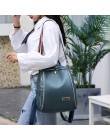 Damski plecak 2020 wiosna nowy mody dzikie jakości miękkiej skóry rozrywka podróży duża pojemność niebieski kolorowa torba toreb