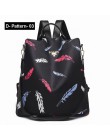 Nowy plecak kobiety Oxford Multifuction Bagpack dorywczo z zabezpieczeniem przeciw kradzieży plecak dla nastolatek tornister 201