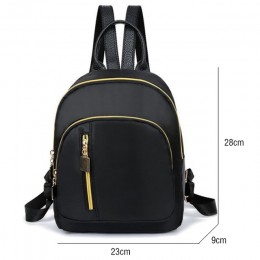 Plecak damski styl Preppy plecak damski z nylonu wysokiej jakości torby na ramię torba studencka czarny plecak A2217
