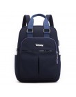 ACELURE z zabezpieczeniem przeciw kradzieży USB Charge nylonowy plecak wodoodporny kobiety plecaki szkolne Bagpack torby szkolne