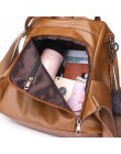 2020 nowych moda kobiet plecak Vintage skórzane plecaki dla nastolatków dziewczyny Preppy School Bagpack damskie torby podróżne 