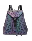 Lovevook plecak damski geometryczny luminous bag tornister dla nastoletniej dziewczyny torba crossbody dla pań 2020 torba zestaw
