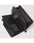Portfel damski portfel ze skóry PU rozrywka torebka czarny styl 3 krotnie 2019 nowych kobiet portfele duży portmonetka posiadacz