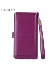 SENDEFN RFID Hot kobiet sprzęgła skórzany portfel długi portfel damski panie etui na zamek pasek portfel torebka dla iPhone 7 51