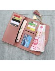 Damskie portfele telefon sprzęgła torby torebki długie portfele dla dziewczyny panie pieniądze portfel etui na karty kobiety por