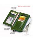 Clutch Bag Fashion portfel z saszetką na karty 2020 nowa skórzana kobieta długie portfele kobiety Zipper Strap Coin torebka dla 
