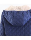 Johnature parki płaszcze z kapturem 5 kolor kobiety 2020 wiosna nowy jednolity kolor Casual kobiety tkaniny z długim rękawem Plu
