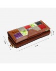 Qianxilu marka 3 krotnie prawdziwej skóry kobiet portfele kieszonka na monety kobiet sprzęgła portfel podróżny Portefeuille femm
