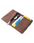 Magiczny portfel skóra nubukowa męska moneta etui na karty kredytowe portfele