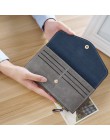 2019 matowy skórzany portfel damski torba na zamek błyskawiczny vintage portfel damski torebka moda wizytownik etui na telefon d