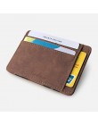 Magiczny portfel skóra nubukowa męska moneta etui na karty kredytowe portfele