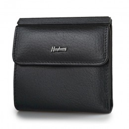HH Mini portfel damski ze skóry naturalnej małe luksusowe damskie etui na dowód osobisty portfele Slim Cow Leather Ladies portfe
