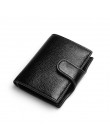 BISI GORO 2020 Mini portfel posiadacz karty antykradzieżowej inteligentna, cienka RFID panie etui na karty Unisex Vintage solidn