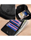 DICIHAYA 2020 mały prawdziwy skórzany portfel posiadacz karty kredytowej mężczyźni i kobiety skóra bydlęca RFID torebka MINI pra