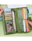Kontakt nowy portfel ze skóry naturalnej moda moneta torebka dla pań kobiet długie portfele kopertówki z pokrowce na telefon kom