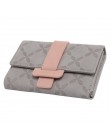 Moda portfel damski skórzane portfele damskie kwiatowy składany portmonetka na drobne karty kredytowe Lady Coin torebki etui dla