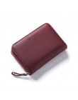 WEICHEN nowy portfel damski wiele działów wizytownik składany damski mała torebka Zipper etui na karty wysokiej jakości damskie 