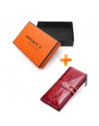 CONTACT'S mężczyźni sprzęgło gorąca sprzedaż prawdziwy długi portfel ze skóry męska portmonetka zipper portfel dla iphone8 porte